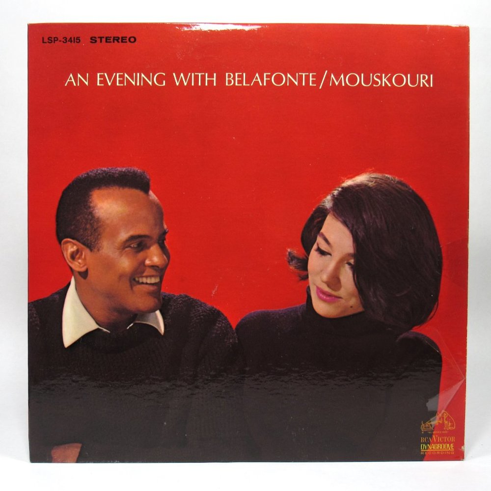 Harry Belafonte An Evening With Belafonte/Mouskouri Vinyl LP Record RCA 1966